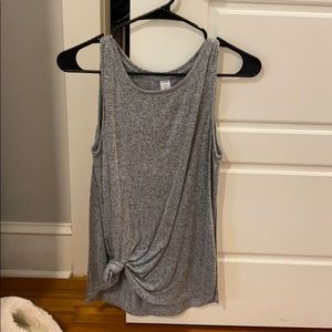 Gray tunic tank